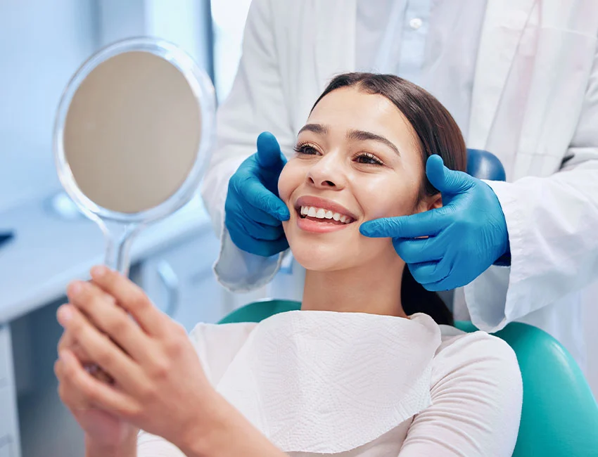 Patient last orthodontics appointment for removing braces