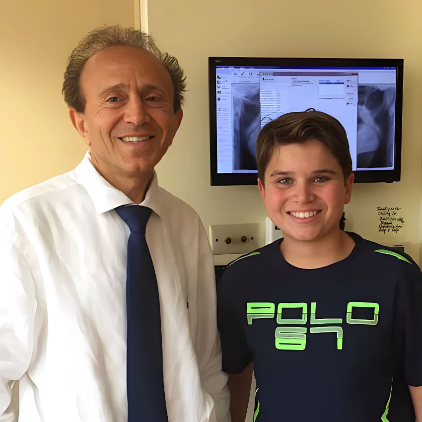 Dr. Zarrinnia and patient at Orthodontics in Woodland Hills