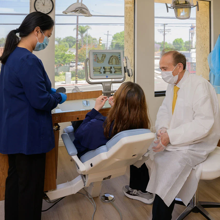 Orthodontics patient in Woodland Hills, CA
